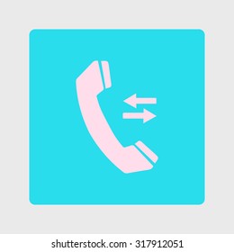 Phone icon. Flat design style. Vector EPS 10.