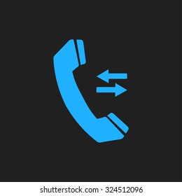 Phone icon. Flat design style. Vector EPS 10.