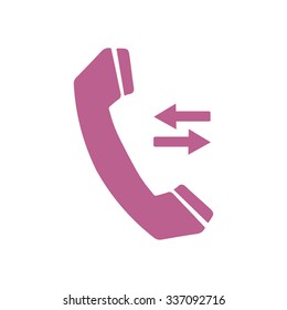 Phone icon. Flat design style. Vector EPS 10.