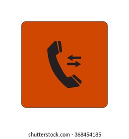 Phone icon. Flat design style. Vector EPS 10.