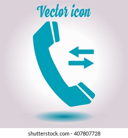 Phone icon. Flat design style. Vector EPS 10.