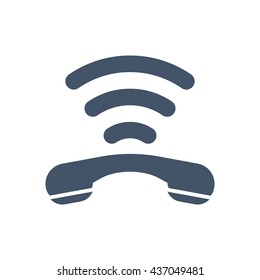 Phone Icon, flat design style