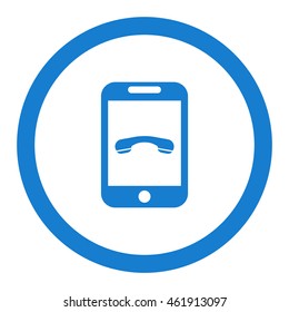 Phone Icon, flat design style
