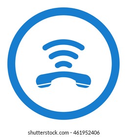 Phone Icon, flat design style