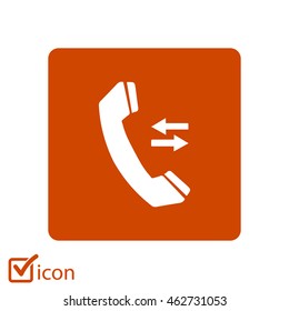 Phone icon. Flat design style. Vector EPS 10.