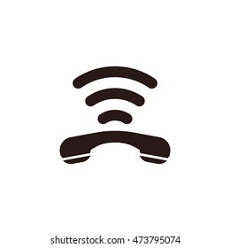 Phone Icon, flat design style