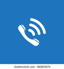 Phone Icon, flat design style