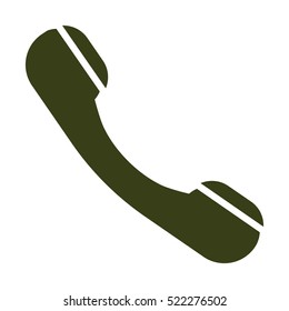 Phone Icon, flat design style