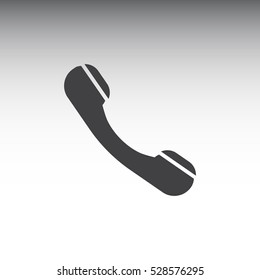 Phone Icon, flat design style