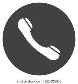 Phone Icon, flat design style