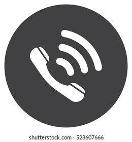 Phone Icon, flat design style