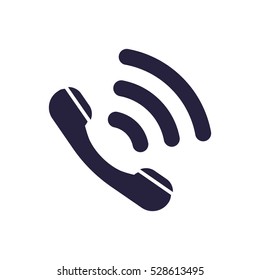 Phone Icon, flat design style