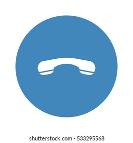 Phone Icon, flat design style