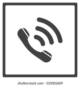 Phone Icon, flat design style