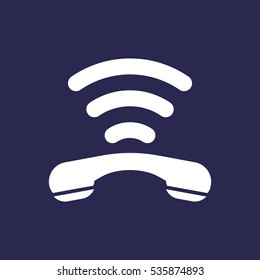 Phone Icon, flat design style
