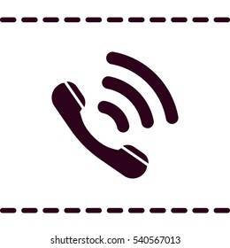 Phone Icon, flat design style