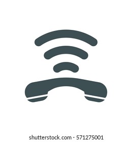 Phone Icon, flat design style