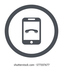 Phone Icon, flat design style