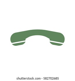 Phone Icon, flat design style