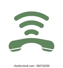 Phone Icon, flat design style