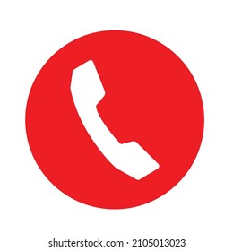 Phone icon, flat design template, vector