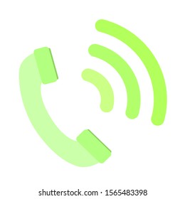 Phone icon. Flat design vector illustration.