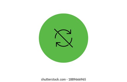 Phone icon flat design vector modern style color green