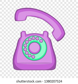 Phone icon. Flat illustration of phone vector icon for web