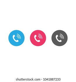 Phone icon. Flat Phone sign isolated icon sign vector