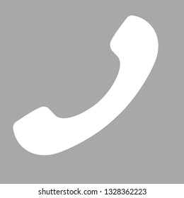 Phone icon in flat style