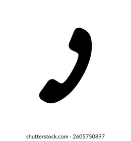 Phone icon in flat style. Call vector illustration on white isolated background. Telephone business concept.
