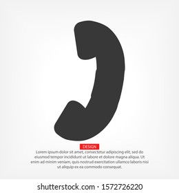 Phone icon. Phone icon flat style. infinity phone. Home style. Vector EPS 10. Flat design.