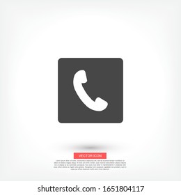 Phone icon. Phone icon flat style. infinity phone. Home style. Vector EPS 10. Flat design.