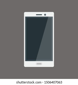 phone icon in flat style isolated. Vector Symbol illustration.