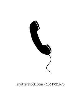 Phone icon in flat style isolated Telephone symbol for your design, logo, UI. Vector illustration
