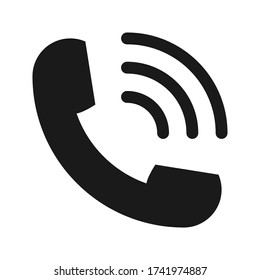 Phone icon flat style in trendy design isolated. icon editable, vector illustration EPS 10