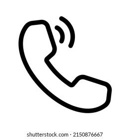 Phone icon. Flat style. vector illustration