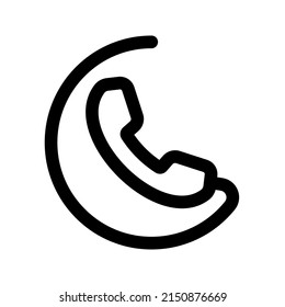 Phone icon. Flat style. vector illustration