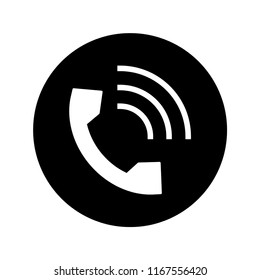 Phone icon flat trendy 