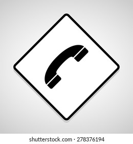 Phone icon great for any use. Vector EPS10.