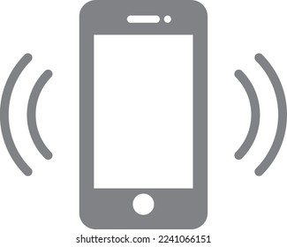phone icon in grey color
