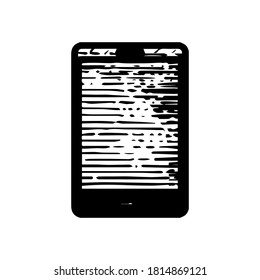 phone icon hand drawn vector illustration isolated on white background