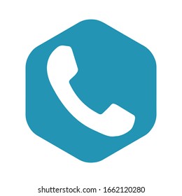 Phone Icon. Handset – The Symbol Of The Phone Number And Call. Vector Illustration For Design And Web Isolated On White Background.