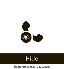 phone icon. hide phone. sign design