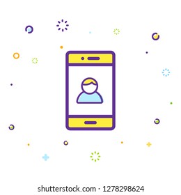 Phone Icon Illustration