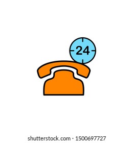 phone icon, illustration design template