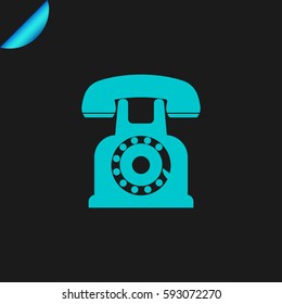 phone icon illustration isolated vector sign symbo