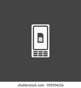 Phone icon illustration isolated vector sign symbol