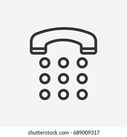 Phone  icon illustration isolated vector sign symbol