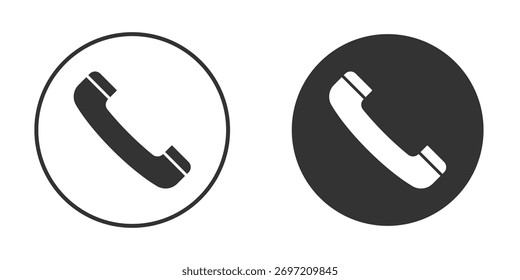 Phone icon illustration. Pixel vector graphics - Vector.